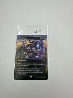 1x No Mercy, Borderless Art, Dominaria Remastered, Magic MTG NM - Image 1