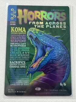 Koma, Cosmos Serpent (Rainbow Foil) Secret Lair Drop Series MINT - Image 1