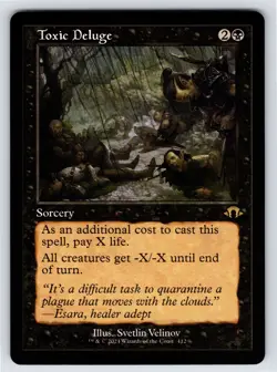Toxic Deluge (Retro Frame) - Modern Horizons 3 - MTG Magic the Gathering - Image 1