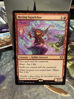 1x NM Hexing Squelcher Lorwyn Eclipsed 0145 M/NM English x1 Up to 3 available x1 - Image 1
