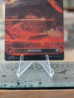 Mountain GALAXY FOIL BORDERLESS Full Art Land Edge of Eternities Free Shipping! - Image 3