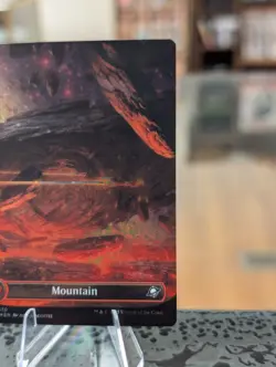 Mountain GALAXY FOIL BORDERLESS Full Art Land Edge of Eternities Free Shipping! - Image 4