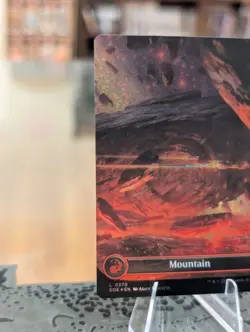 Mountain GALAXY FOIL BORDERLESS Full Art Land Edge of Eternities Free Shipping! - Image 5