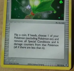 Life Herb 93/112 Uncommon Reverse Holo FireRed & LeafGreen Pokemon Trainer LP - Image 3