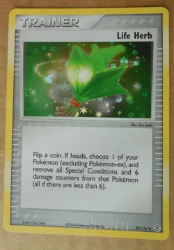 Life Herb 93/112 Uncommon Reverse Holo FireRed & LeafGreen Pokemon Trainer LP - Image 4