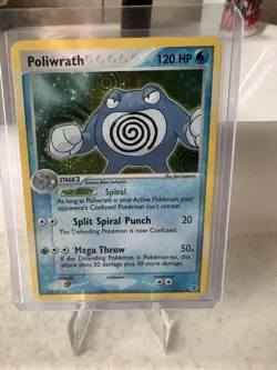 Poliwrath Holo Pokemon Card FireRed & LeafGreen 11/112 MP+ - Image 3