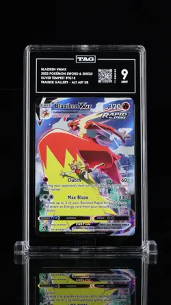 Pokemon Blaziken VMAX TG15/TG30 Silver Tempest: Trainer Gallery TAG 9 Mint - Image 1