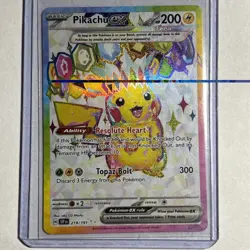 Pokemon Card - Pikachu ex Surging Sparks 219/191 Ultra Rare - Image 1