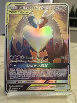 Latios & Latias GX Tag Bolt - Textured Custom Pokemon Card - Image 1