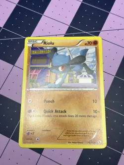Pokemon TCG Riolu 79/113 BW Legendary Treasures Regular Uncommon Card EN-LP 2013 - Image 1