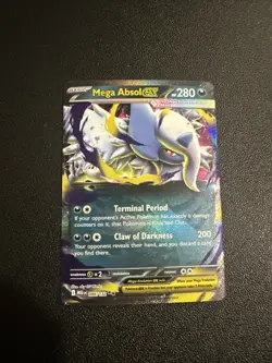 Pokemon TCG ME01: Mega Evolution #086/132 Mega Absol ex Holo NM - Image 1