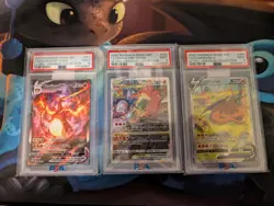 Pokemon TCG Charizard UPC Promos SWSH260 SWSH261 SWSH262 - Set PSA 9 - Image 1