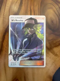 Pokemon TCG - N’s Resolve Full Art - Cosmic Eclipse 232/236 - Near Mint - Image 1