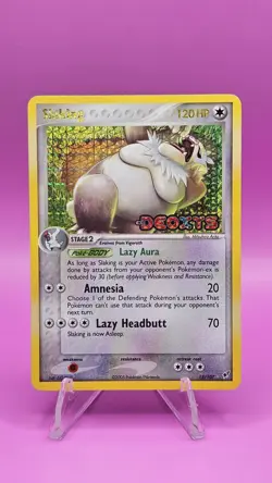 Pokemon Slaking Reverse Holo Stamped 15/107 from EX Deoxys MP - Image 1