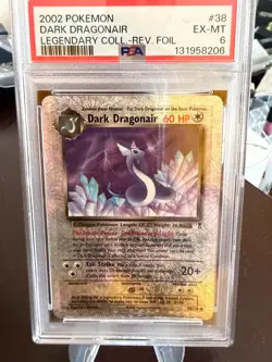 Dark Dragonair Reverse Holo #38 2002 Pokemon Legendary PSA 6 - Image 1