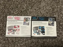 Pokemon Center Black Bolt + White Flare ETBs SEALED (SET OF 2) In Hand - Image 2