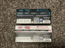 Pokemon Center Black Bolt + White Flare ETBs SEALED (SET OF 2) In Hand - Image 4
