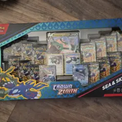 Pokemon TCG Crown Zenith Sea & Sky Premium Collection Box Rayquaza Kyogre - Image 1