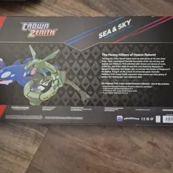 Pokemon TCG Crown Zenith Sea & Sky Premium Collection Box Rayquaza Kyogre - Image 2
