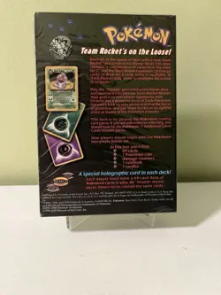Vintage Team Rocket Pokemon Trouble Theme Pack Deck, Sealed Pack ￼ - Image 2
