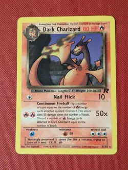 Pokemon TCG - Dark Charizard - 21/82 Non Holo - Team Rocket LP - Image 1