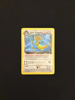 Pokemon TCG Dark Dragonite 22/82 Team Rocket Unlimited Regular Rare WOTC - Image 1
