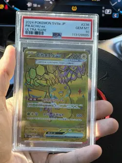 Pokemon SV8a Pikachu ex 236/187 PSA 10 Ultra Rare Holo Japanese - Image 1
