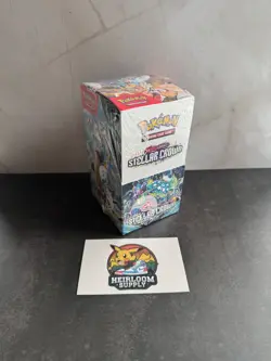 Pokemon TCG: Scarlet & Violet Stellar Crown Half Booster Box, 18 Packs - Sealed - Image 1