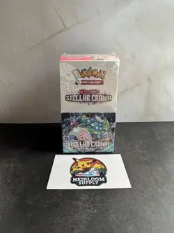 Pokemon TCG: Scarlet & Violet Stellar Crown Half Booster Box, 18 Packs - Sealed - Image 2
