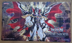 YuGiOh Supreme Darkness Playmat Sneak Peek New Evil HERO Neos Lord - Image 1