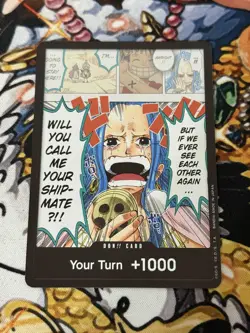 Your Turn +1000 OP-04 Don!! Card One Piece Kingdoms of Intrigue TCG English NM - Image 1