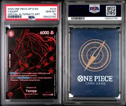 2025 ONE PIECE OP 12 EN YASOPP SPECIAL ALTERNATE ART CARD # 013 PSA 10 - Image 2
