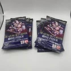 One Piece TCG (OP-14) The Azure Sea's Seven Booster Packs - English - Lot of 6 - Image 1