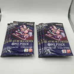 One Piece TCG (OP-14) The Azure Sea's Seven Booster Packs - English - Lot of 6 - Image 1