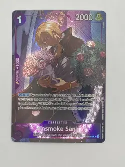 One Piece TCG: Vinsmoke Sanji OP10-063 OP12 Eng. Treasure Rare NM Mint - Image 1