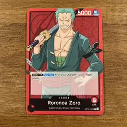 Roronoa Zoro - OP01-001 Leader Romance Dawn - One Piece TCG English - Image 1