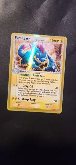 Feraligatr 2/101 Delta Species EX Dragon Frontiers 2006 Holo Pokemon Card TCG - Image 1