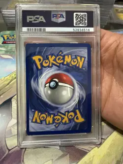 1999 Pokemon TCG Pikachu Card Pokemon League Black Star Promo #1 PSA 8 - Image 3