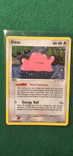 Pokemon TCG Ditto Fire Red and Leaf Green Holo #4 individual card - Image 1