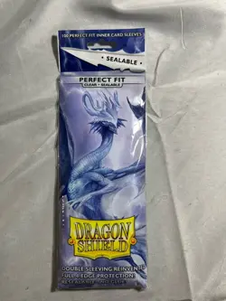 Dragon Shield Perfect Fit Sealable Inner Card Sleeves Lot 3 Packs 100 Each - Image 3