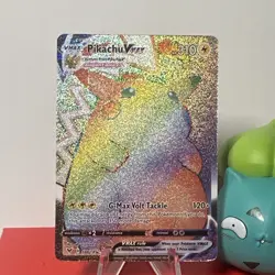 Pokemon Pikachu VMAX 188/185 Vivid Voltage 2020 Secret Rainbow Rare Card TCG - Image 2