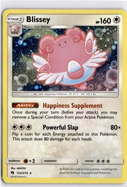 Blissey - (Cosmos Holo) Promo Miscellaneous Cards & Products 153/214 NM - Image 1
