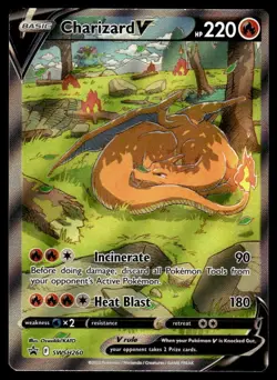 Pokemon TCG SWSH: Sword & Shield Promo Cards #SWSH260 Charizard V - Image 1