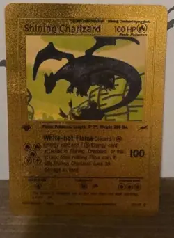 Shining Charizard 1st Edition - Gold Foil, Pokemon Card - Image 1