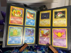 47 Pokemon Cards Team Rocket Unlimited in Binder! Holos & Rares! No Dupes! - Image 5
