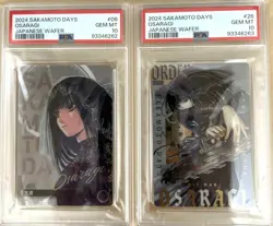 PSA 10 sequential number set SAKAMOTO DAYS Osaragi C-08 SP-26 wafer card - Image 1