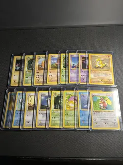 Pokemon TCG 16 Card 1st Edition Base Set Shadowless Lot MP-HP - Image 1
