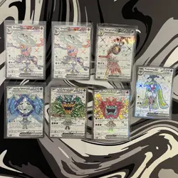 Pokemon TCG S&V TERA Full Art ex Lot! 7 Cards - Greninja, Ogerpon Forms. - Image 1