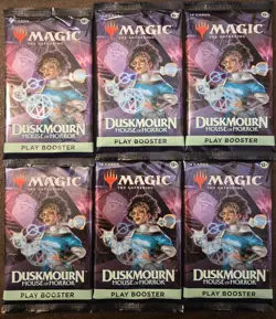 MTG Bloomburrow + Duskmourn, [x30] Play Booster Lot - [x15 For Each Set] - Image 3