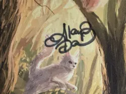 Alayna Danner Signed Playmat Forest Cats MTG - Image 2